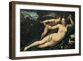 Vénus et l'Amour-Alessandro Allori-Framed Giclee Print