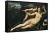 Vénus et l'Amour-Alessandro Allori-Framed Stretched Canvas