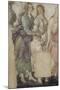 Vénus et les Grâces offrant des présents à une jeune fille-Sandro Botticelli-Mounted Giclee Print