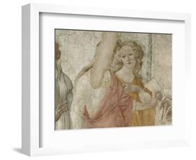 Vénus et les Grâces offrant des présents à une jeune fille-Sandro Botticelli-Framed Giclee Print