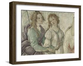 Vénus et les Grâces offrant des présents à une jeune fille-Sandro Botticelli-Framed Giclee Print