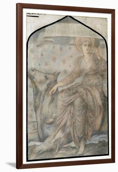 Venus, from 'The Planets', a Series of Window Designs-Edward Burne-Jones-Framed Giclee Print