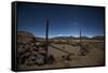 Venus Glows in the Night Sky Above a Farm Near Sajama National Park-Alex Saberi-Framed Stretched Canvas