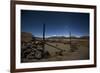 Venus Glows in the Night Sky Above a Farm Near Sajama National Park-Alex Saberi-Framed Photographic Print