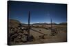 Venus Glows in the Night Sky Above a Farm Near Sajama National Park-Alex Saberi-Stretched Canvas