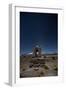 Venus Glows in the Sky at Dusk Above a Grave Marker in Sajama National Park-Alex Saberi-Framed Premium Photographic Print