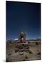 Venus Glows in the Sky at Dusk Above a Grave Marker in Sajama National Park-Alex Saberi-Mounted Photographic Print