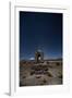 Venus Glows in the Sky at Dusk Above a Grave Marker in Sajama National Park-Alex Saberi-Framed Photographic Print