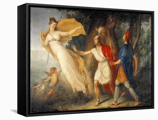 Venus in Form of Huntress Appears to Aeneas on Shores of Libya-Gallo Gallina-Framed Stretched Canvas