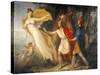 Venus in Form of Huntress Appears to Aeneas on Shores of Libya-Gallo Gallina-Stretched Canvas