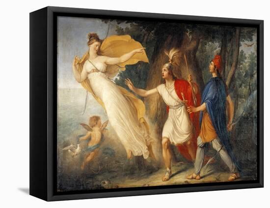 Venus in Form of Huntress Appears to Aeneas on Shores of Libya-Gallo Gallina-Framed Stretched Canvas