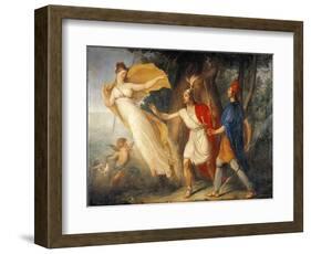 Venus in Form of Huntress Appears to Aeneas on Shores of Libya-Gallo Gallina-Framed Giclee Print