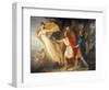 Venus in Form of Huntress Appears to Aeneas on Shores of Libya-Gallo Gallina-Framed Giclee Print