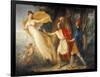 Venus in Form of Huntress Appears to Aeneas on Shores of Libya-Gallo Gallina-Framed Giclee Print