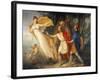 Venus in Form of Huntress Appears to Aeneas on Shores of Libya-Gallo Gallina-Framed Giclee Print