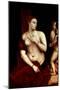 Venus in Front of the Mirror-Titian (Tiziano Vecelli)-Mounted Giclee Print