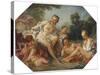 Venus in her Bath surrounded by Nymphs and Cupids, c.1740-50-Francois Boucher-Stretched Canvas