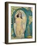 Venus in the Grotto - Moser, Koloman (1868-1918) - C. 1914 - Oil on Canvas - 75,5X62,7 - Leopold Mu-Koloman Moser-Framed Giclee Print