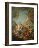 Venus in the Workshop of Vulcan, 1757-Francois Boucher-Framed Giclee Print