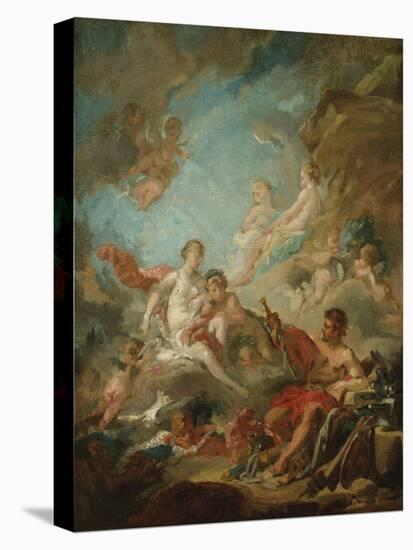 Venus in the Workshop of Vulcan, 1757-Francois Boucher-Stretched Canvas