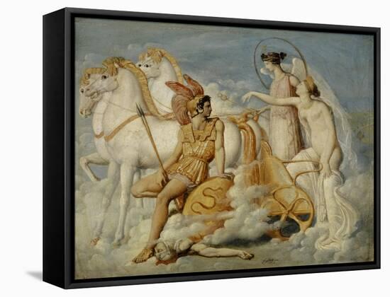 Venus, Injured by Diomedes, Returns to Olympus, c.1803-Jean Auguste Dominique Ingres-Framed Stretched Canvas