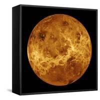 Venus, Magellan Image-null-Framed Stretched Canvas