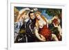 Venus, Mars & Cupid-Paris Bordone-Framed Giclee Print