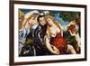 Venus, Mars & Cupid-Paris Bordone-Framed Giclee Print