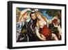 Venus, Mars & Cupid-Paris Bordone-Framed Giclee Print