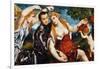 Venus, Mars & Cupid-Paris Bordone-Framed Giclee Print