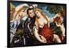 Venus, Mars & Cupid-Paris Bordone-Framed Giclee Print