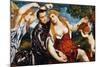 Venus, Mars & Cupid-Paris Bordone-Mounted Giclee Print