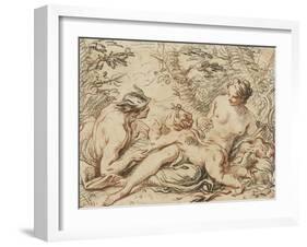 Vénus, Mercure et l'Amour-Jacques Dumont-Framed Giclee Print