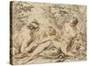 Vénus, Mercure et l'Amour-Jacques Dumont-Stretched Canvas