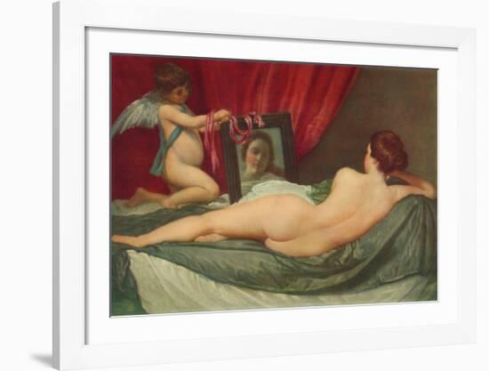 Venus Mit Cupido-Diego Velazquez-Framed Collectable Print