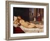 Venus of Urbino-Titian (Tiziano Vecelli)-Framed Art Print
