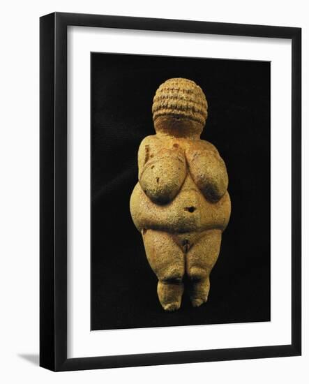 Venus of Willendorf, One of the Many Stone-Age Female Idols of the Great Goddess-null-Framed Giclee Print