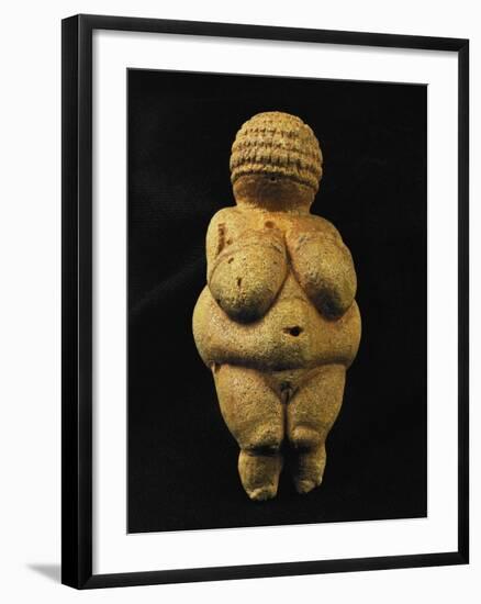Venus of Willendorf, One of the Many Stone-Age Female Idols of the Great Goddess-null-Framed Giclee Print