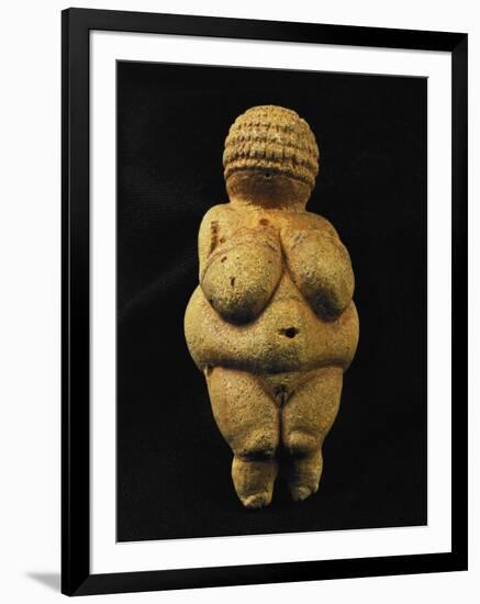 Venus of Willendorf, One of the Many Stone-Age Female Idols of the Great Goddess-null-Framed Giclee Print