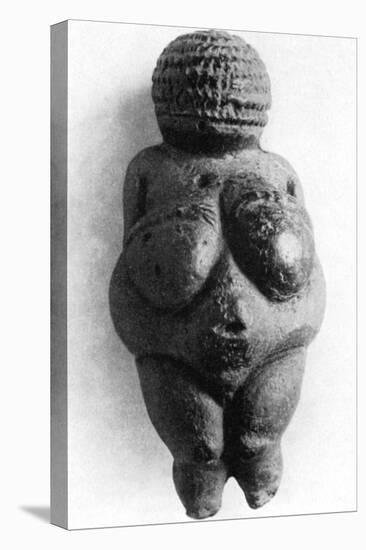 Venus of Willendorf, Stone Age Oolitic Limestone Carving, C24,000-C22,000 BC-null-Stretched Canvas