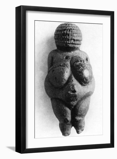 Venus of Willendorf, Stone Age Oolitic Limestone Carving, C24,000-C22,000 BC-null-Framed Giclee Print