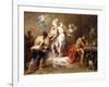 Venus Ordering Arms from Vulcan for Aeneas-Jean Restout-Framed Giclee Print