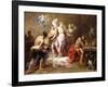 Venus Ordering Arms from Vulcan for Aeneas-Jean Restout-Framed Giclee Print