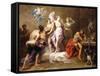 Venus Ordering Arms from Vulcan for Aeneas-Jean Restout-Framed Stretched Canvas