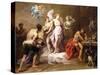Venus Ordering Arms from Vulcan for Aeneas-Jean Restout-Stretched Canvas