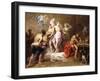 Venus Ordering Arms from Vulcan for Aeneas-Jean Restout-Framed Giclee Print