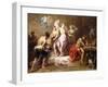 Venus Ordering Arms from Vulcan for Aeneas-Jean Restout-Framed Giclee Print