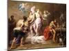Venus Ordering Arms from Vulcan for Aeneas-Jean Restout-Mounted Giclee Print