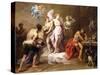 Venus Ordering Arms from Vulcan for Aeneas-Jean II Restout-Stretched Canvas