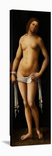 Venus - Peinture De Lorenzo Costa (1460-1535) - 1515-1517 - Oil on Wood - 174X76 - Szepmuveszeti Mu-Lorenzo Costa-Stretched Canvas